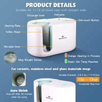 Presse à chaleur pour tasses Mecolour, machine automatique pour l'impression sur tasses, ME-150D