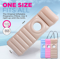 Nouveau matelas gonflable en PVC floqué pour la maternité, tapis de yoga gonflable pour femmes enceintes, matelas flottant pour femmes enceintes