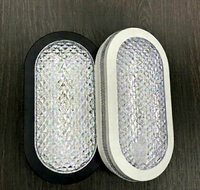 Applique murale LED étanche, forme ronde et ovale, éclairage extérieur pour bateau, jardin, escalier, couloir