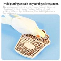 Tapis d'alimentation pour oiseaux sains, en silicone résistant à la mastication, pour une alimentation lente, surface antidérapante, portable pour réduire les gaspillage de nourriture