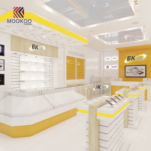 Muebles de diseño para tienda de teléfonos móviles para mostrador y estante de exhibición de vidrio duradero - Product Image 5