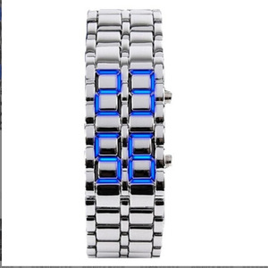 Relojes digitales LED Reloj de pulsera Reloj para hombre Gafas de Sol de acero inoxidable Vidrio Hom Creativo para hombre - Product Image 3