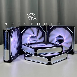 Venta al por mayor 120mm Super ARGB Macho Pink Prism 6PRO NPC's Silent PC Case LED plástico ventiladores de refrigeración 5V 3Pin conector para <span class=keywords><strong>CPU</strong></span> <span class=keywords><strong>Gaming</strong></span> - Product Image 1