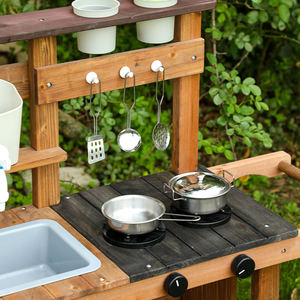 Grande <span class=keywords><strong>cuisine</strong></span> <span class=keywords><strong>de</strong></span> jeu en bois promotionnelle avec sons et lumières, simulation éducative, <span class=keywords><strong>cuisine</strong></span> à <span class=keywords><strong>boue</strong></span> promotionnelle - Product Image 3