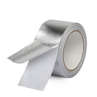 Ruban adhésif en fibre de verre anti-haute température, ignifuge, renforcé avec feuille d'aluminium, étanche, pour usage en construction