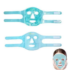 Ice Pack Reduce Face Puff Dark Circles Gel Beads Hot Heat Compress Pack Cold Face Eye Mask Cooling