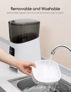 New Dog Cat Smart Pet Feeder Camera Wifi Alexa Tuya Smart <span class=keywords><strong>Mobile</strong></span> Phone App telecomando Microchip alimentatore automatico per animali domestici - Product Image 6