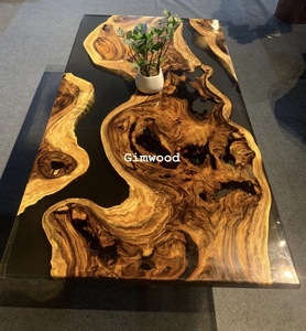 Oem rắn bàn ăn Epoxy <span class=keywords><strong>Resin</strong></span> với cơ sở và chân cho nhà hàng/phòng ăn được sản xuất tại Việt Nam nhà máy WhatsApp + 84 - Product Image 2