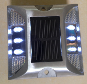 Trắng scintillation Led giao thông cảnh báo sản phẩm ngoài trời nhôm năng lượng mặt trời đường nhấp nháy Stud chỉ số làm bằng nhựa - Product Image 5