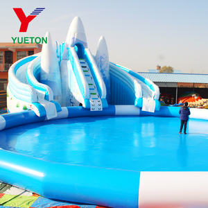 Toboggan aquatique gonflable géant rond pour adultes et enfants Big Kahuna <span class=keywords><strong>Banzai</strong></span> Wahoo - Product Image 1