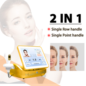 Appareil HIFU non invasif à double poignée avec sondes de 1,5/3,0/4,5 mm, dispositif de remodelage du contour du visage, réduction du double menton, raffermissement de la peau - Product Image 2