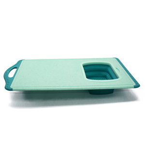 Dụng cụ mới cắt nhựa thớt tùy chỉnh với colander cho nhà bếp - Product Image 1