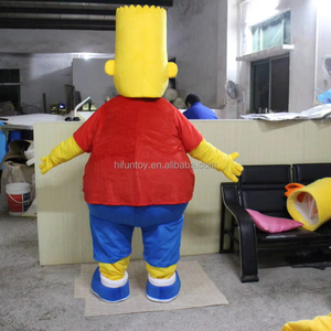 Funtoys fábrica profesional personalizado Simpsons familia mascota disfraz adulto tamaño personaje <span class=keywords><strong>de</strong></span> dibujos animados mascota disfraz para la venta - Product Image 5