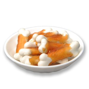 Camilan Anjing Tulang Ayam Terikat Berkualitas Tinggi OEM, Mudah Dicerna untuk Kesehatan Gigi Anjing - Product Image 6