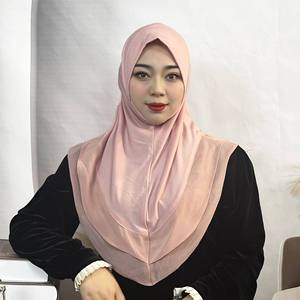 Voiles en soie de Médine multicolores en gros pour accessoire <span class=keywords><strong>bonnet</strong></span>, hijab uni, styles pour femmes musulmanes - Product Image 6