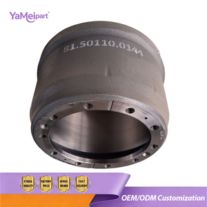 Tambour de frein de camion 81501100144 – Vente en gros de tambours de frein robustes 410 mm pour camions Man TGX, Dongfeng EQ153, modèle <span class=keywords><strong>Rd</strong></span>, Mack - Product Image 2