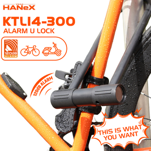 Candado Inteligente Antirrobo de 120db <span class=keywords><strong>para</strong></span> Bicicleta, Candado en U de Acero Endurecido Resistente con Alarma <span class=keywords><strong>para</strong></span> Bicicleta Eléctrica y Motocicleta - Product Image 4