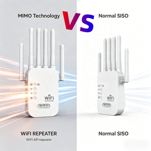 Répéteur WiFi sans fil intérieur/extérieur 300 Mbps Amplificateur WiFi 1200 Mbps 5 GHz 2,4 GHz IP 4G 3G pour la maison avec port Ethernet - Product Image 3