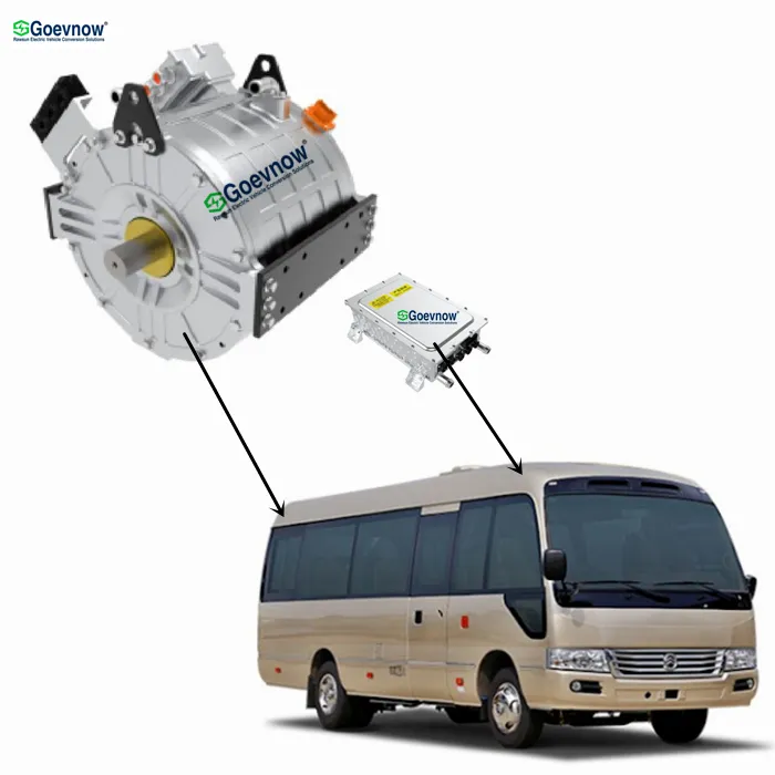 Controlador de motor de 60kw a 120kw, 540v, CA, de motor diésel a kit de coche eléctrico para autobús, camión, furgoneta de carga