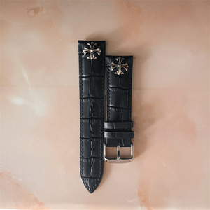 Chrome Heartt Leather Strap Suitable for Apple Watch (38/40/41mm) Trendy Brand Watch, Available in Sizes 42/44/45/49 - Product Image 5