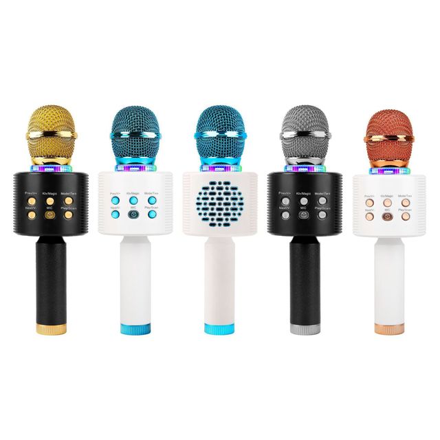 Portable Compatible LED Hot Handheld Audio Mic TikTok Micro Podcast Music Recording Studio Equipment Wireless Microphone