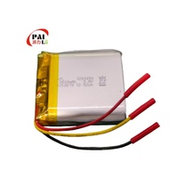 Batterie à semi-conducteurs haute température PL 3,7V/3,8V, cellules en pochette 124345H 103450, 3400mAh, cathode LiCoO2, durée de vie de 500 cycles, 70g
