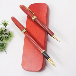 Eco-Friendly Custom Logo Printed Wooden Ballpoint <b>Pen</b> Gift Set Box Custom Brand <b>Multi</b>-<b>Colored</b> Ink for Corporate Promotional - Product Image 2