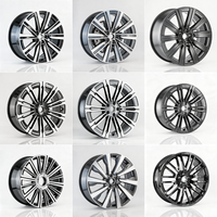 Rines de Aleación Forjados Multirradio Directo de Fábrica, 5 Birlos, 21 22 Pulgadas, PCD 5x120 9.5J DOT/SAE J2530, Capacidad de Carga 850KG para Volvo BMW