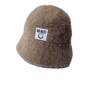 Chapeau Bob Femme en Polaire Bravo Mink – Chaud et Tendance pour l'Automne et l'Hiver – Beige, Gris, Noir, Camel, Rose, Bordeaux - Product Image 2