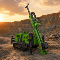 Foreuse de carottage portable à moteur diesel, 1000 m de profondeur, avec système entièrement hydraulique pour un forage rapide de minerai