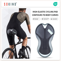SOKIND Coussinets de selle de vélo multicolores pour adultes, absorbants, anti-chocs, écologiques et respirants en éponge pour vélo de route