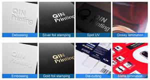 Cartes de visite personnalisées blanches texturées en relief, design élégant et luxueux avec personnalisation de votre logo - Product Image 6