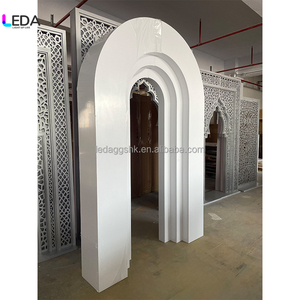 Arche en acrylique blanc sur mesure LEDA Factory, différentes tailles, arche multi-couches en PVC pour événements de mariage et fêtes - Product Image 6