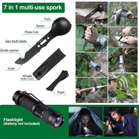 Kit de survie d'urgence 35-en-1, équipement et équipements, équipement pour la pêche, la chasse, la randonnée, le Camping