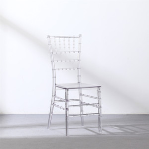 A buon mercato prezzo di fabbrica moderno all'ingrosso trasparente cerimonie di nozze in plastica acrilico chiaro coppia sedie per matrimoni - Product Image 5