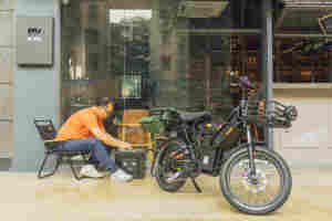 Eahora จักรยานไฟฟ้าทรงกามเทพสำหรับบรรทุก250W พวกเรา EU <span class=keywords><strong>CA</strong></span> Fatbike 48V สำหรับผู้ใหญ่จักรยานเสือหมอบแบบไฮบริดขนาด - Product Image 5