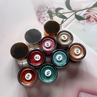 Markenlose Vegane Chamäleon-Pigment Schimmer Augencreme Lidschatten Glitzer Augenschatten Glanz-Creme Jelly Highlighter Gel-Form Farbige Schminke