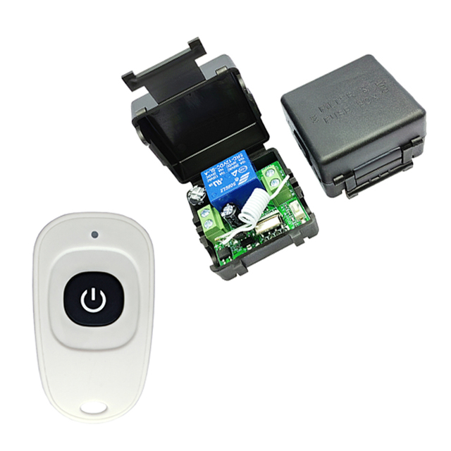 Rf Transmitter 433 Mhz Remote Controls With Wireless Remote Control Switch Dc 12V 1Ch Relay Receiver Module
