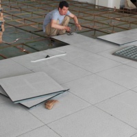 Plateforme de plancher surélevé en PVC/HPL/céramique antistatique, revêtement HPL PVC haute résistance, pour salle de serveur de centre de données