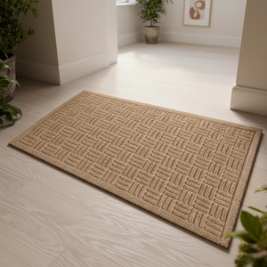 Ensemble de <span class=keywords><strong>tapis</strong></span> de porte Viair, motif maison de Noël en pain d'épices, avec sous-couche marron, pour entrée extérieure, antidérapant, <span class=keywords><strong>tapis</strong></span> de sol supplémentaire pour intérieur - Product Image 1
