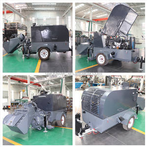 Tüm kuru, yarı kuru veya ıslak şap uygulamaları için GPXT200-D/A 5m 3/h dizel kuru şap harç karıştırıcı pompası ve Transfer makinesi - Product Image 6