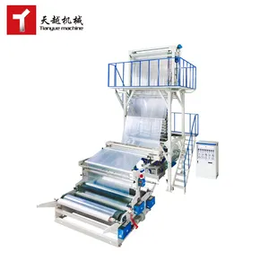 Tianyue 380V ad alta velocità 3 strato Aba Abc in plastica Hdpe Ldpe polietilene soffiatrice macchina di plastica estrusore pellicola soffiatrice