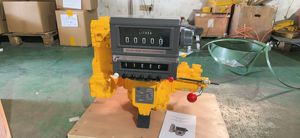 عداد تدفق ميكانيكي PD DN100 لمحطات الوقود والبنزين والديزل مع صمام مسبق الضبط - Product Image 3