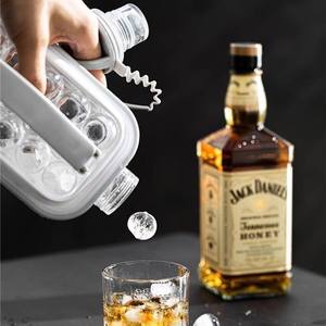 Ice Ball <b>Maker</b> Ice Cube <b>Maker</b> Tray Mould with Lid Cube Mold Cubic <b>Makers</b> Container Trays Whiskey Cocktail Kitchen - Product Image 3