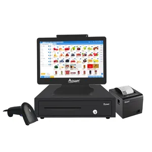 Nuevo Sistema POS Todo en Uno con Pantalla Táctil Android de 14 Pulgadas, Caja Registradora en Línea para Restaurante - Product Image 1