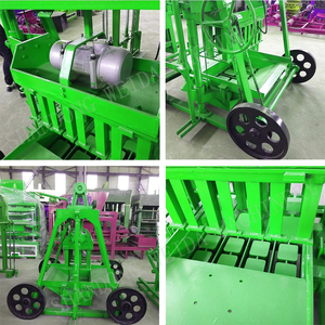 Küçük mobil beton yumurta Siemens Hollow katı blok tuğla döşeme basın yapma makineleri çimento renk finişer tuğla yapma makinesi - Product Image 3