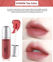 Gloss à lèvres velours 8 couleurs waterproof hydratant longue tenue, couleur intense, effet crème glacée – Nouveauté irrésistible