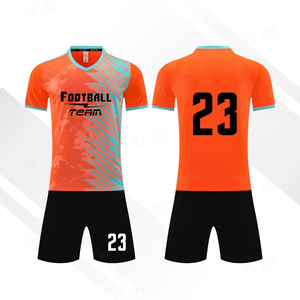 ชุดฟุตบอลเด็กแบบกำหนดเอง ชุดฝึกซ้อมคุณภาพสูง ระบายอากาศได้ดี ผลิตจากโพลีเอสเตอร์ 100% แห้งเร็ว - Product Image 3