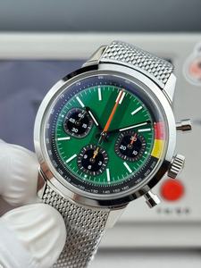 Montres mécaniques ; Montres tendance et très vendues ; Montres multifonctions avec fonction chronométrage ; Montres à la mode ; Vert - Product Image 5