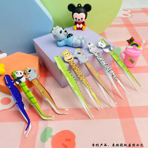 Promotion de nouveaux produits : pinces à pointe arrondie en acier inoxydable, clips créatifs pour journal DIY, accessoires de chaîne de perles Guka. - Product Image 1